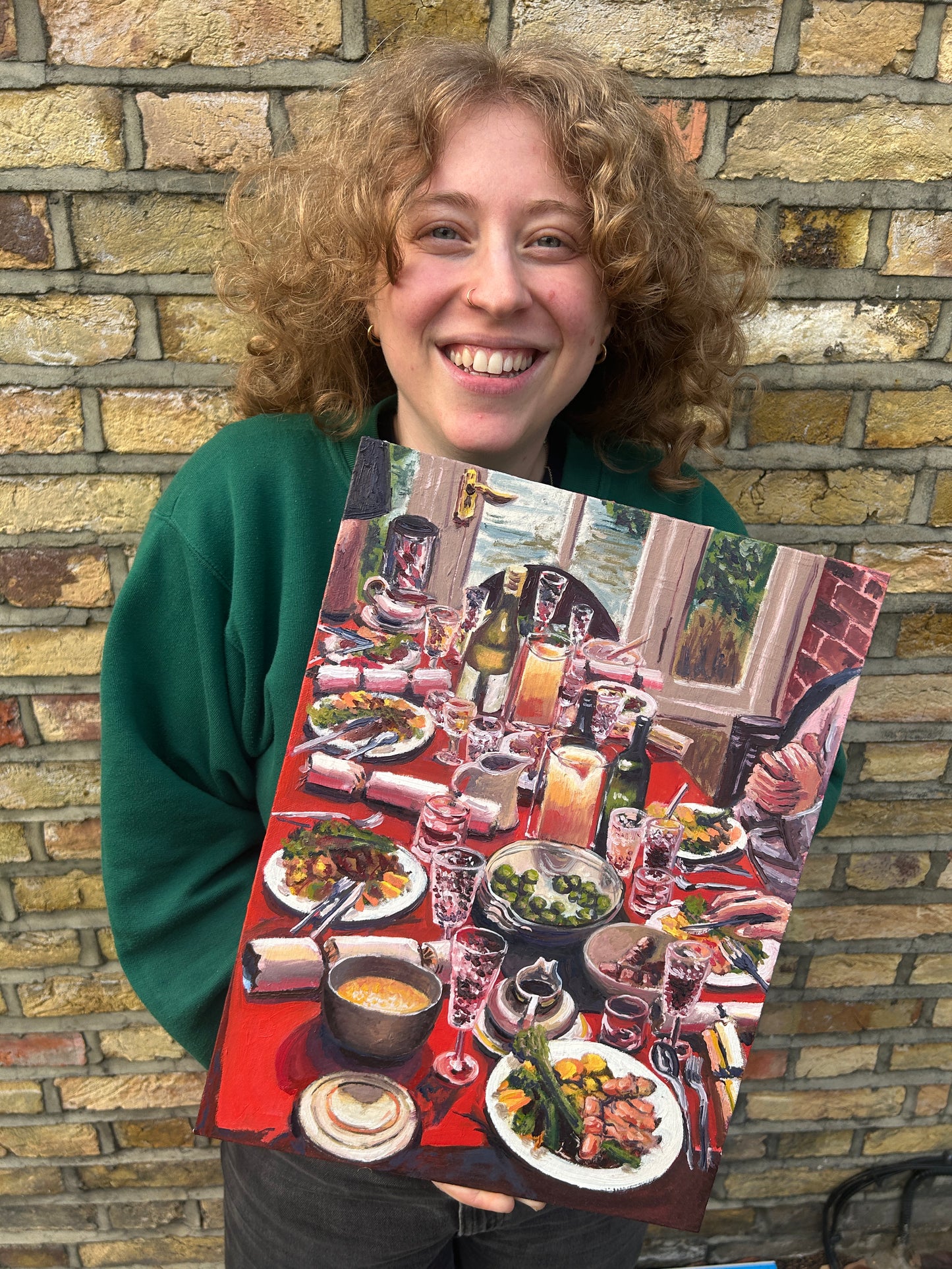 'Get Stuck In' Oil Painting