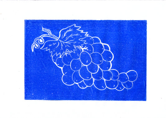'Grapes on the Vine' Limited Edition Lino Print
