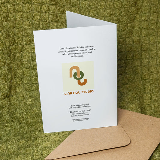 'Tiramisu on the Table' Card