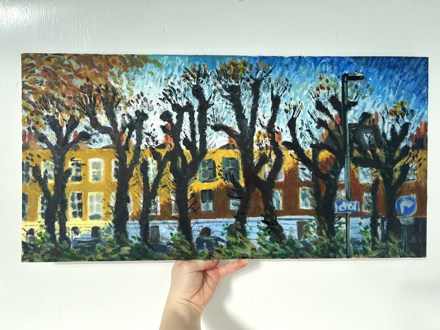 'Knobbly Trees' Oil Painting