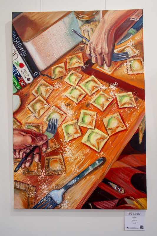 'Filling' Oil Painting