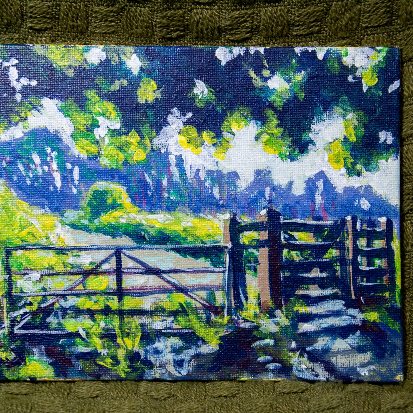 'Edge of the Forest' Acrylic Painting