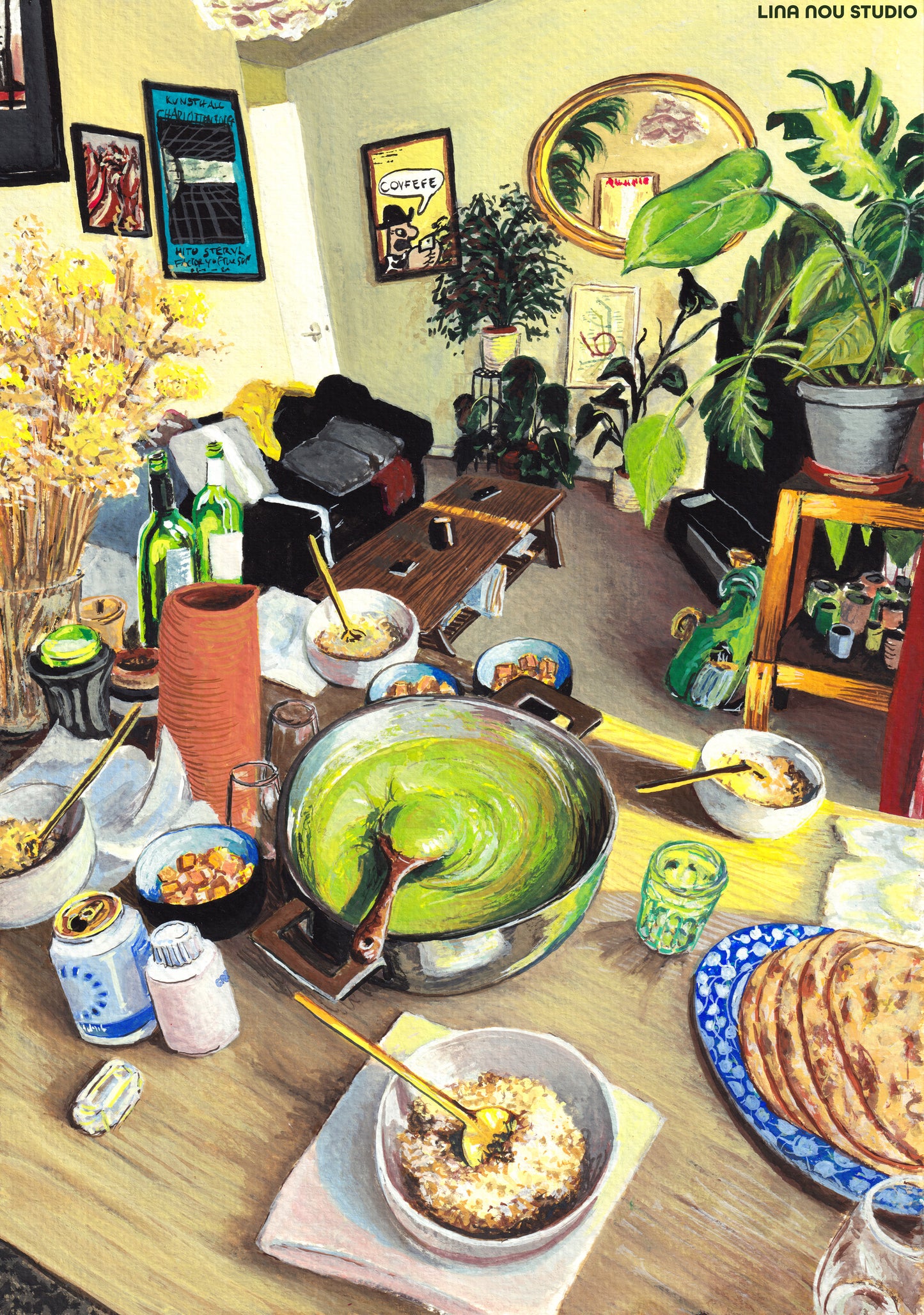 'Nourishing Summer Evening' Card