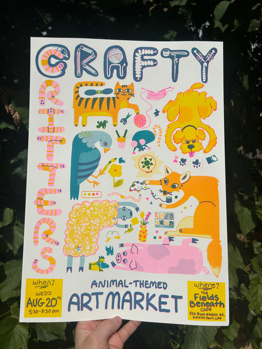 Upcoming Event: Crafty Critters Art Market!