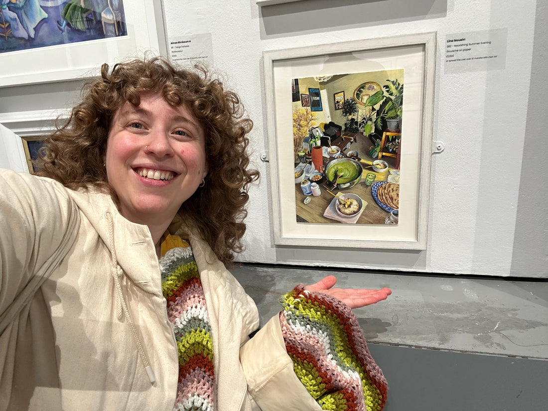 Seeing my Art in the Mall Galleries