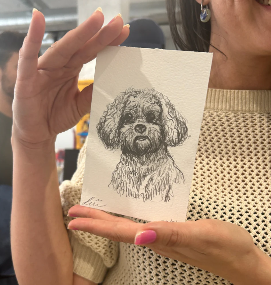 On-the-spot Pet Portraits!