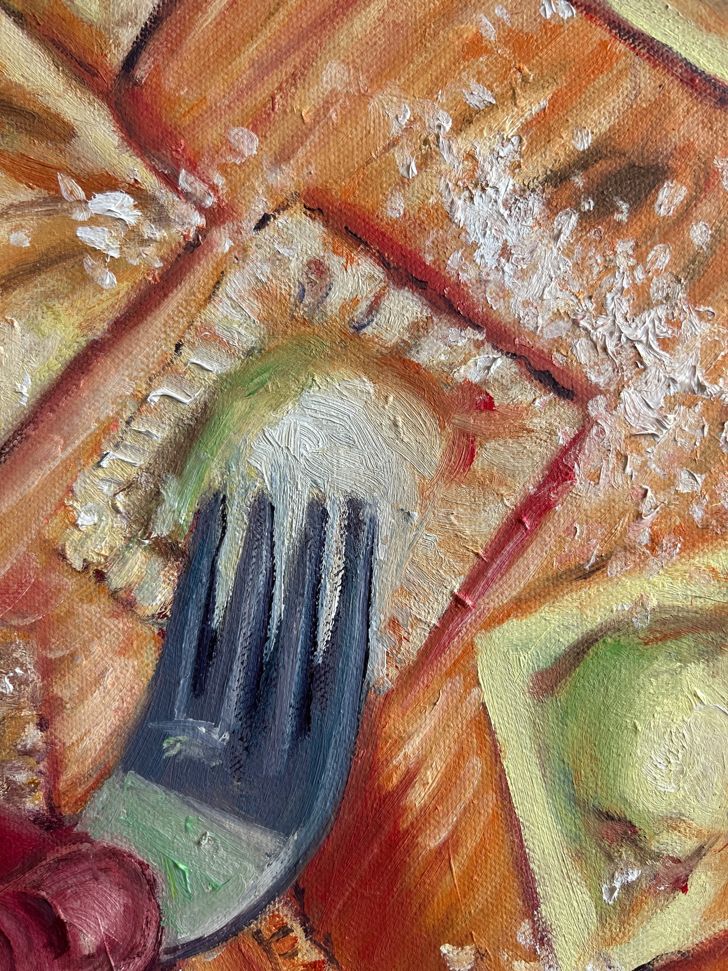 'Filling' Oil Painting