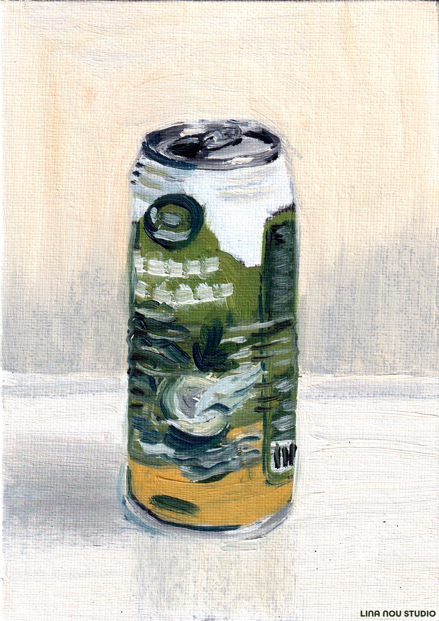 'Can of Coconut Water' Framed Painting