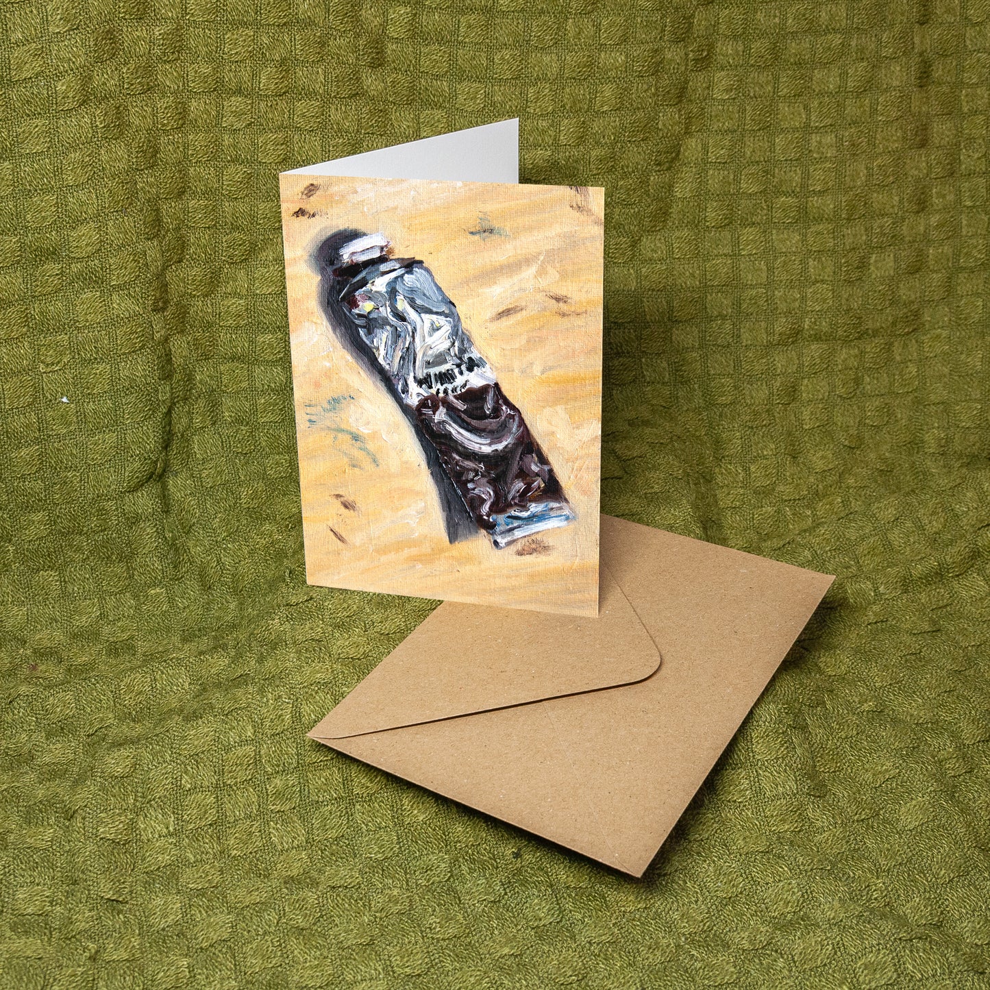 'Oil Paint Tube' Card