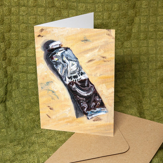 'Oil Paint Tube' Card