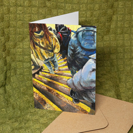'Spiralling Together' Card