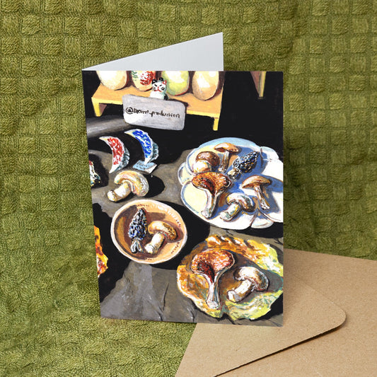 ‘Ceramic Starters (Mushrooms & Dumplings)' Card