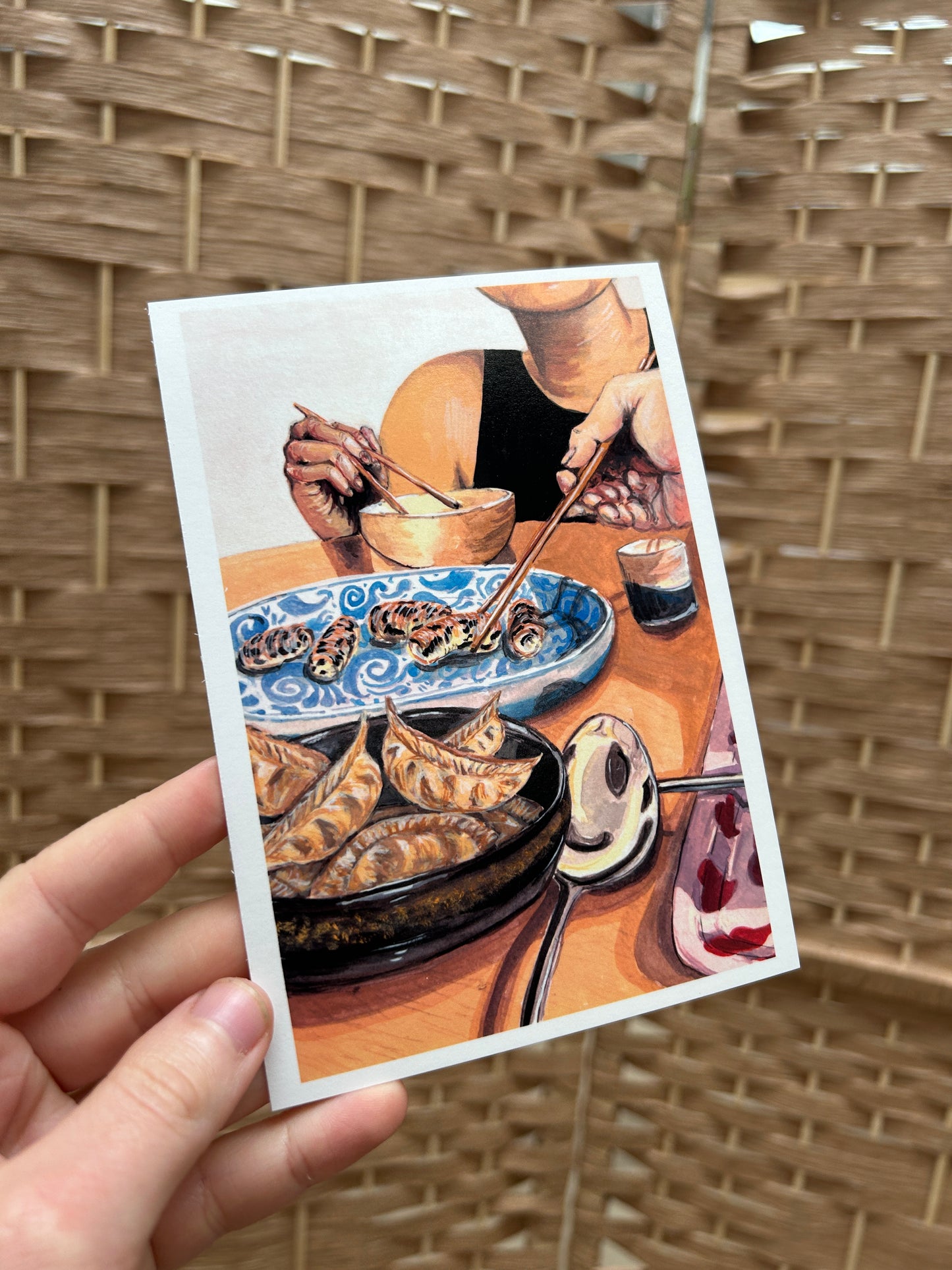 'Last Dumpling Eve at Flat 23' Card