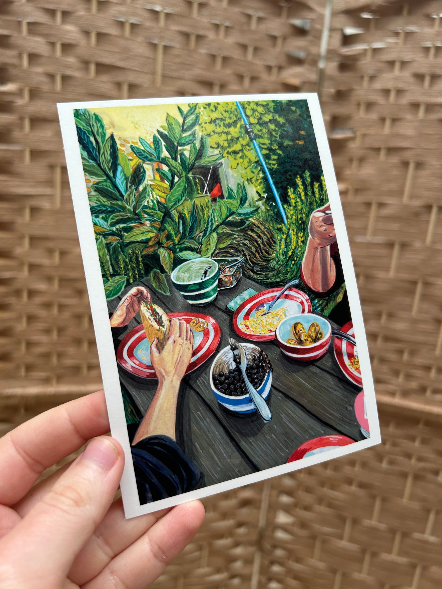 'Eating in the Wild Garden' Card