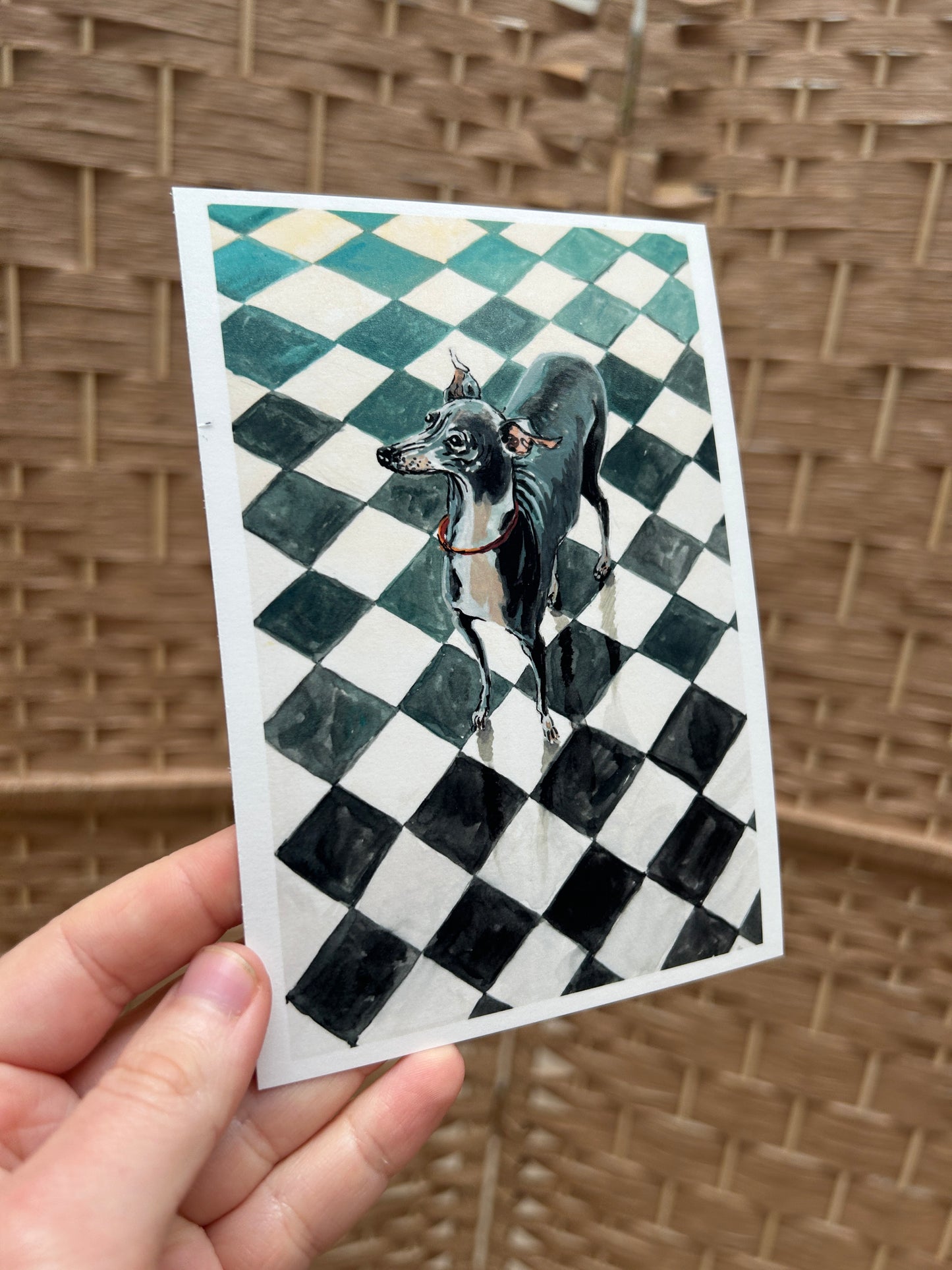 'Patiently Waiting' Card