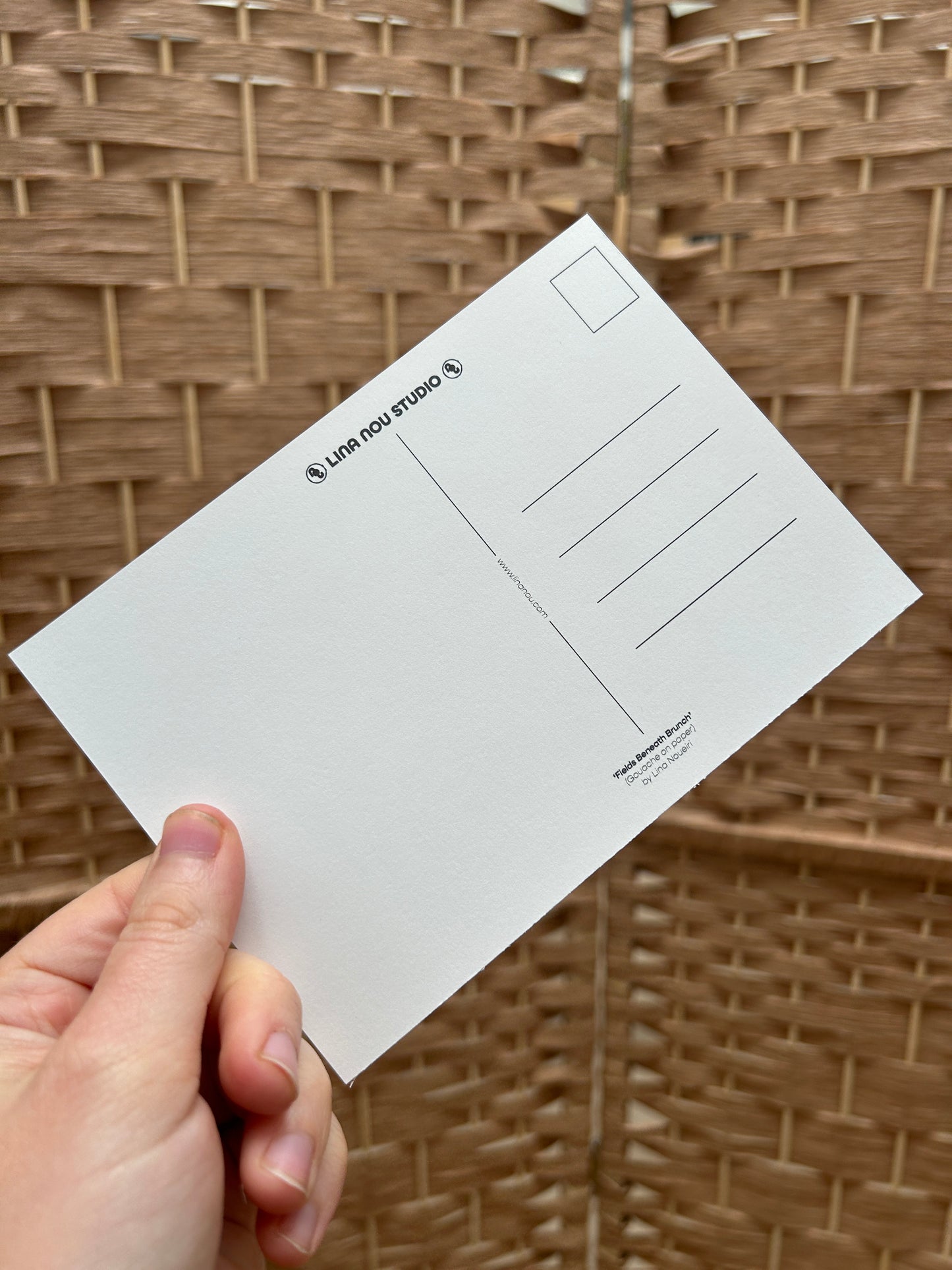 'Fields Beneath Brunch' Card