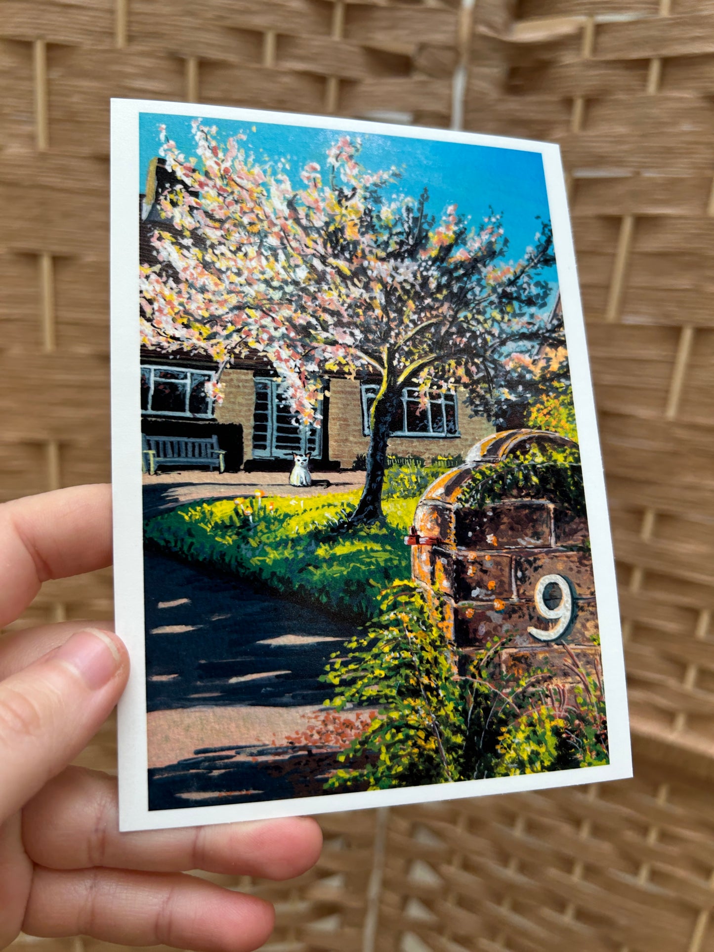 'Spring at Number 9' Card
