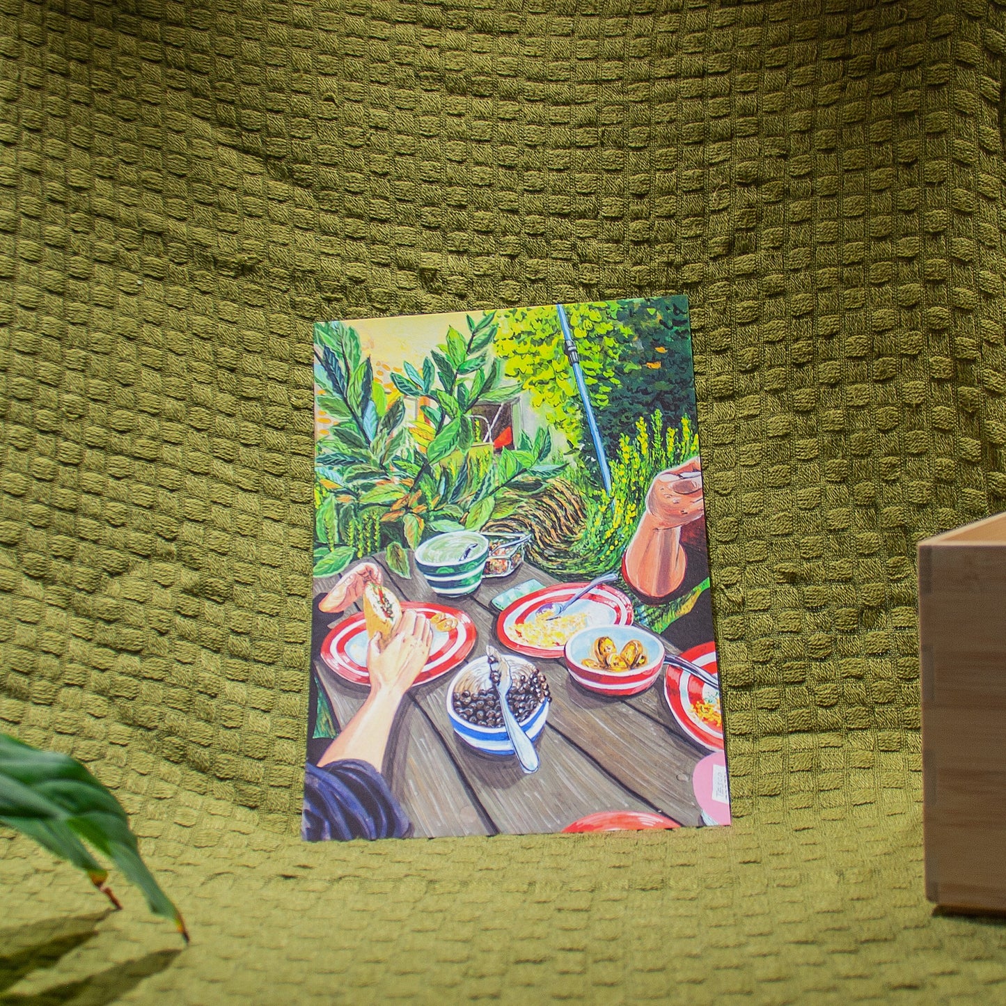 'Eating in the Wild Garden' Giclée Art Print