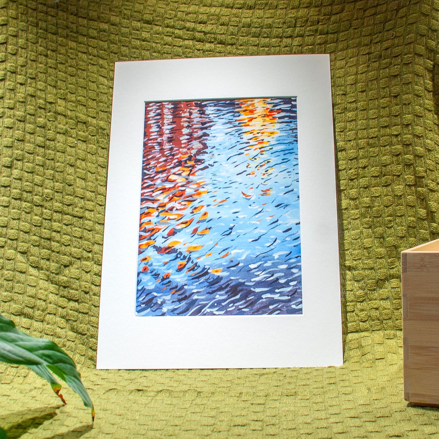'Camden Lock Water Reflections' Giclée Art Print