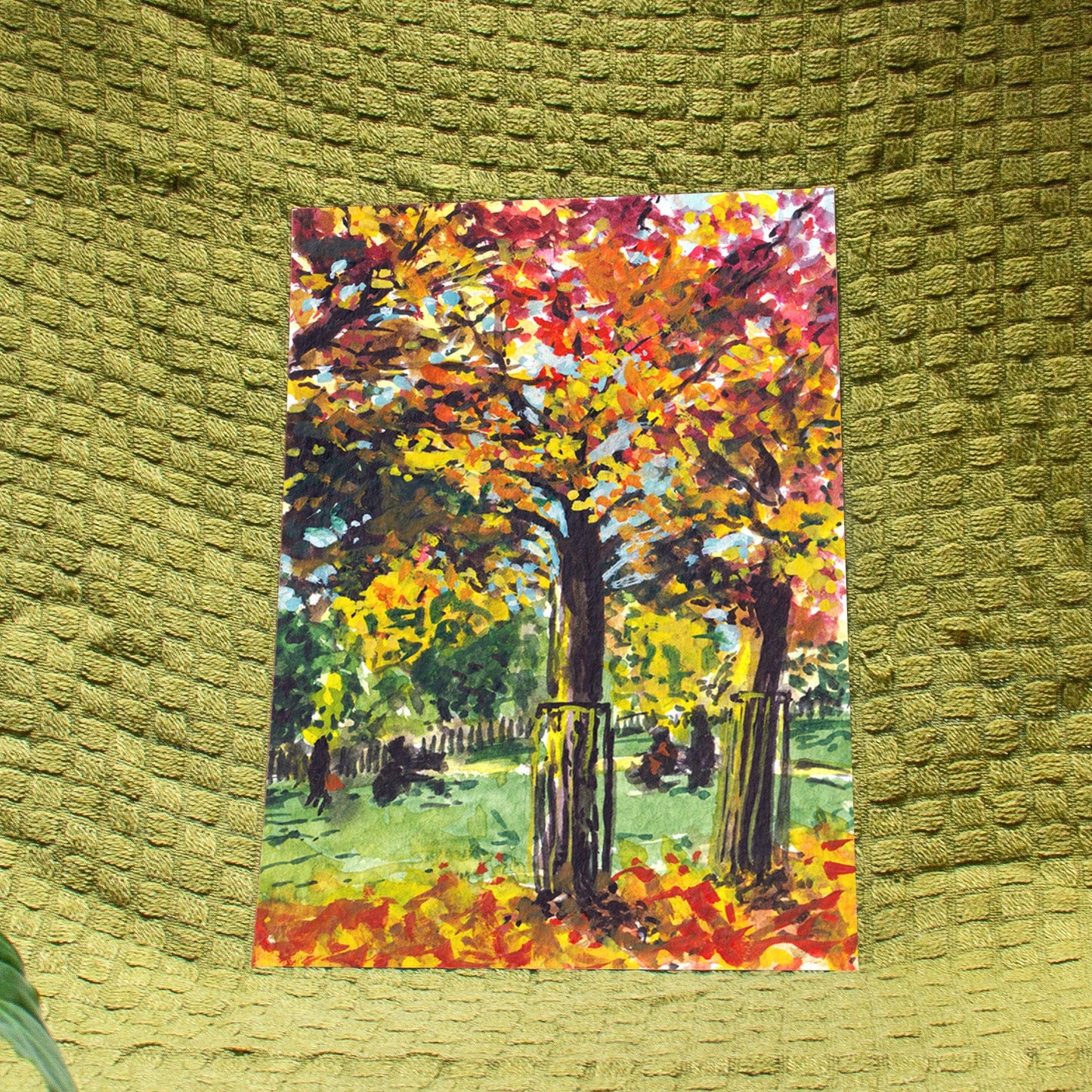 ‘Two Autumn Trees' Giclée Art Print