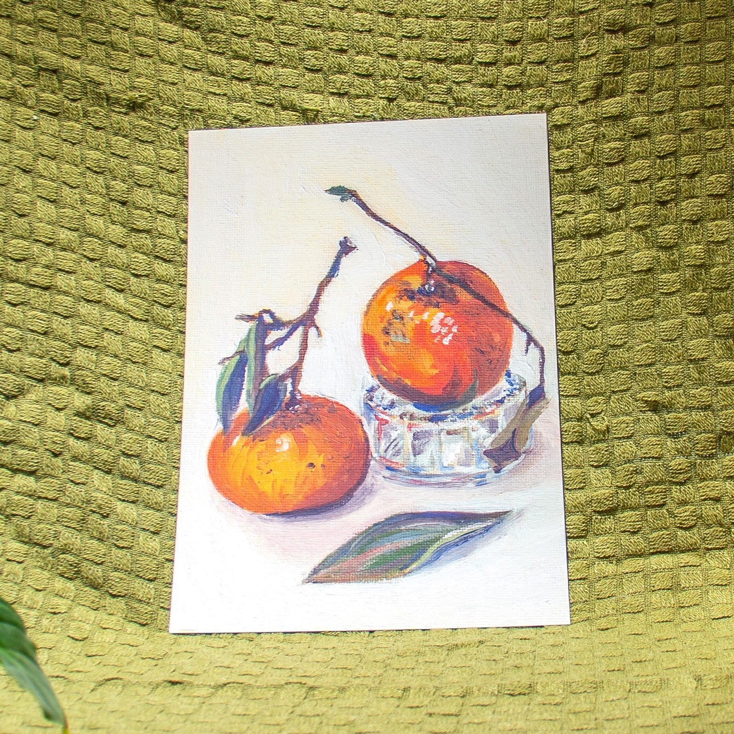 'Market Oranges & a Gu Pot' Giclée Art Print