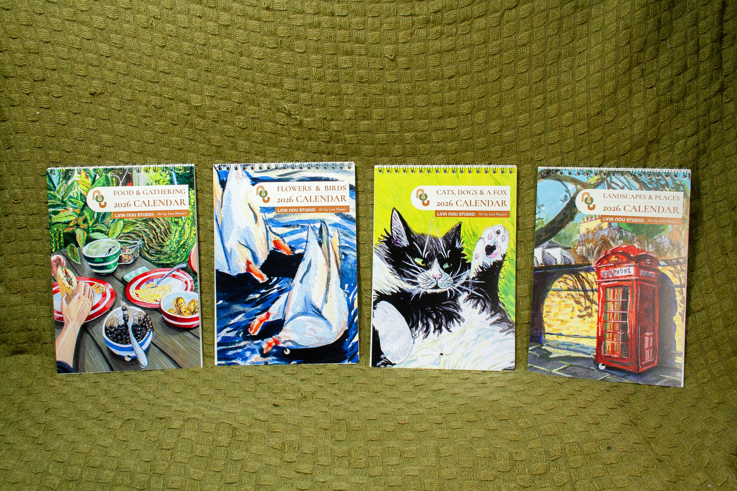 Calendar: Cats, Dogs & a Fox (2026)