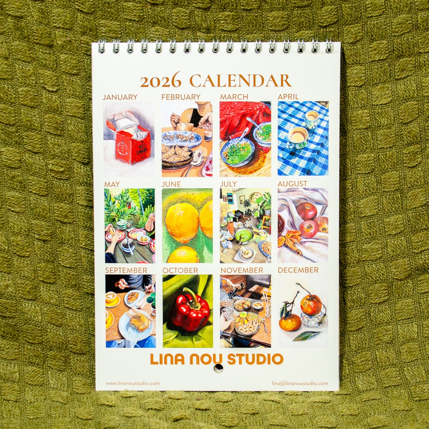 Calendar: Food & Gathering (2026)