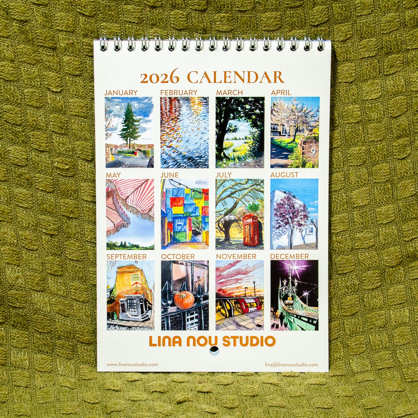 Calendar: Landscapes & Places (2026)