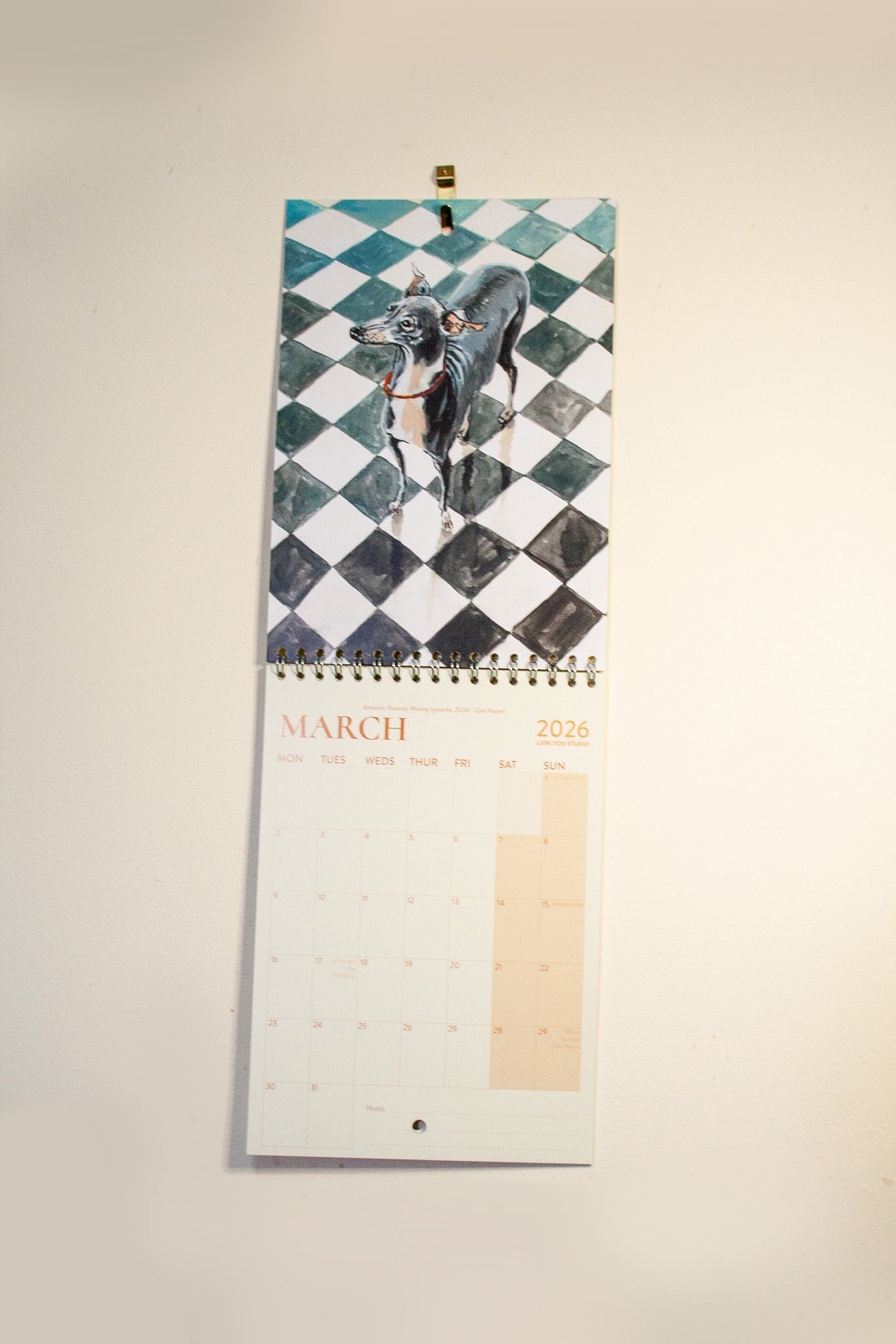 Calendar: Cats, Dogs & a Fox (2026)