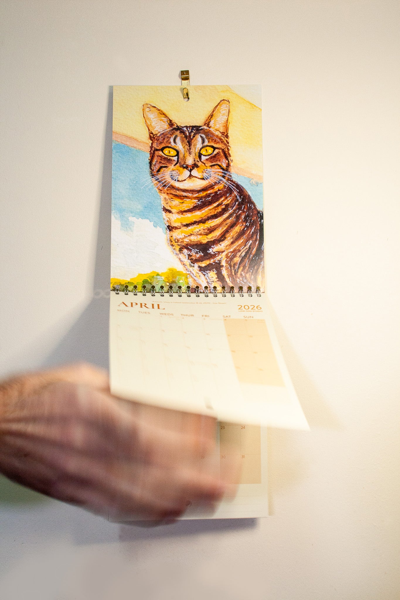 Calendar: Cats, Dogs & a Fox (2026)