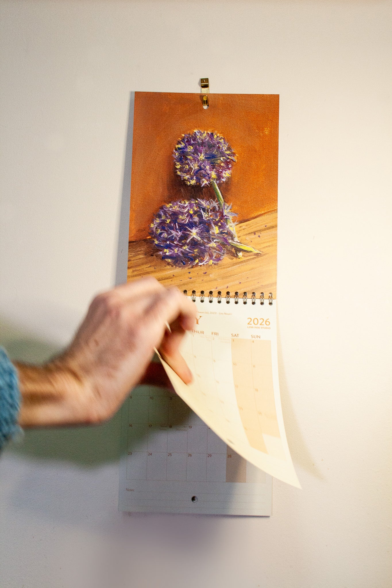 Calendar: Flowers & Birds (2026)