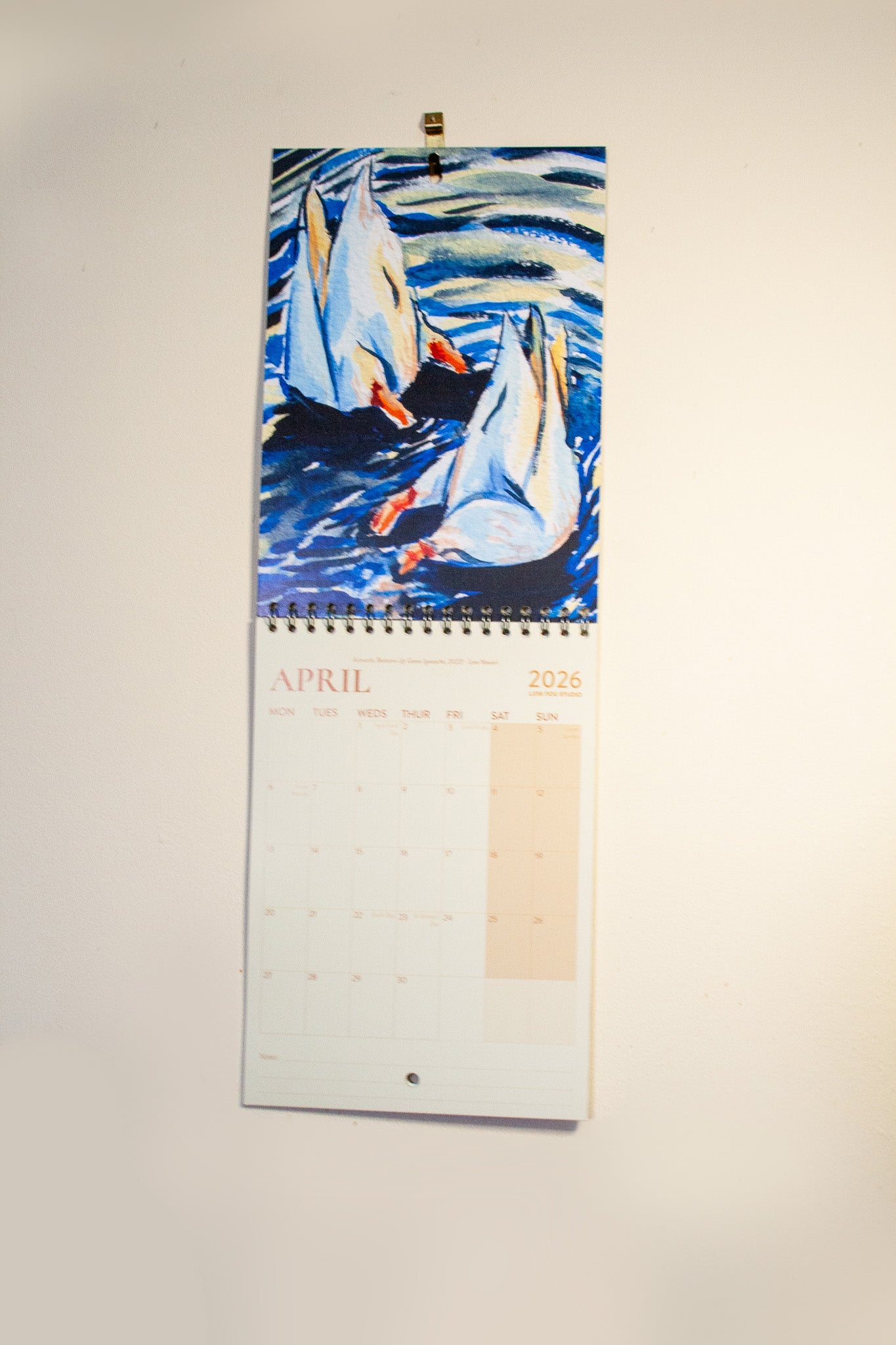 Calendar: Flowers & Birds (2026)