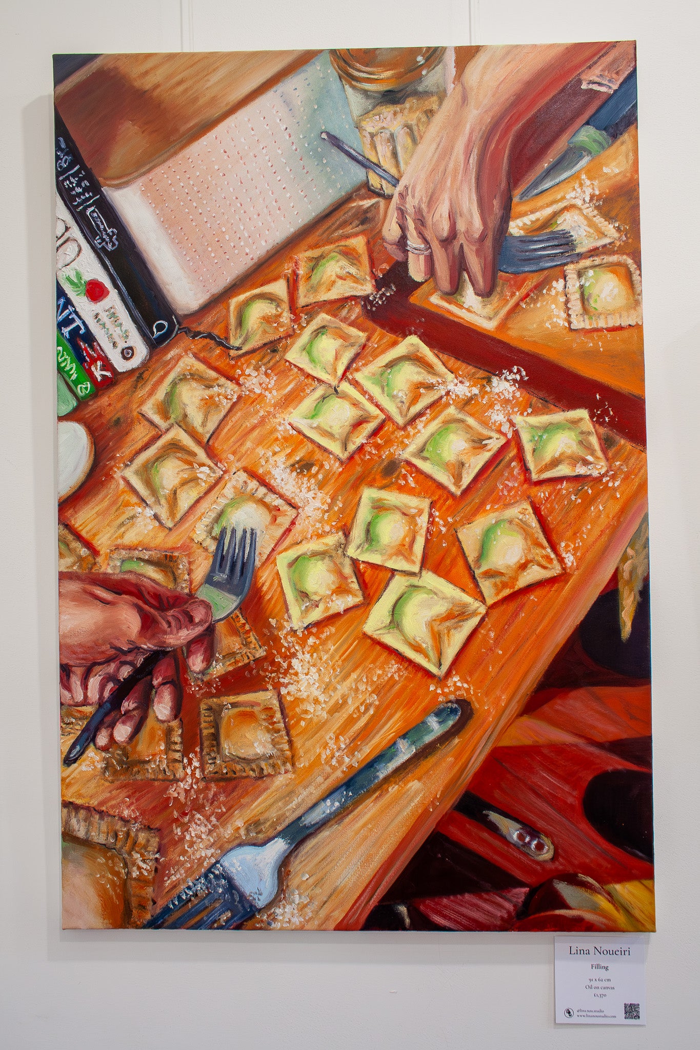 'Filling' Oil Painting