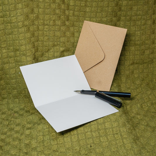 'Fox Jumping in the Snow' Card