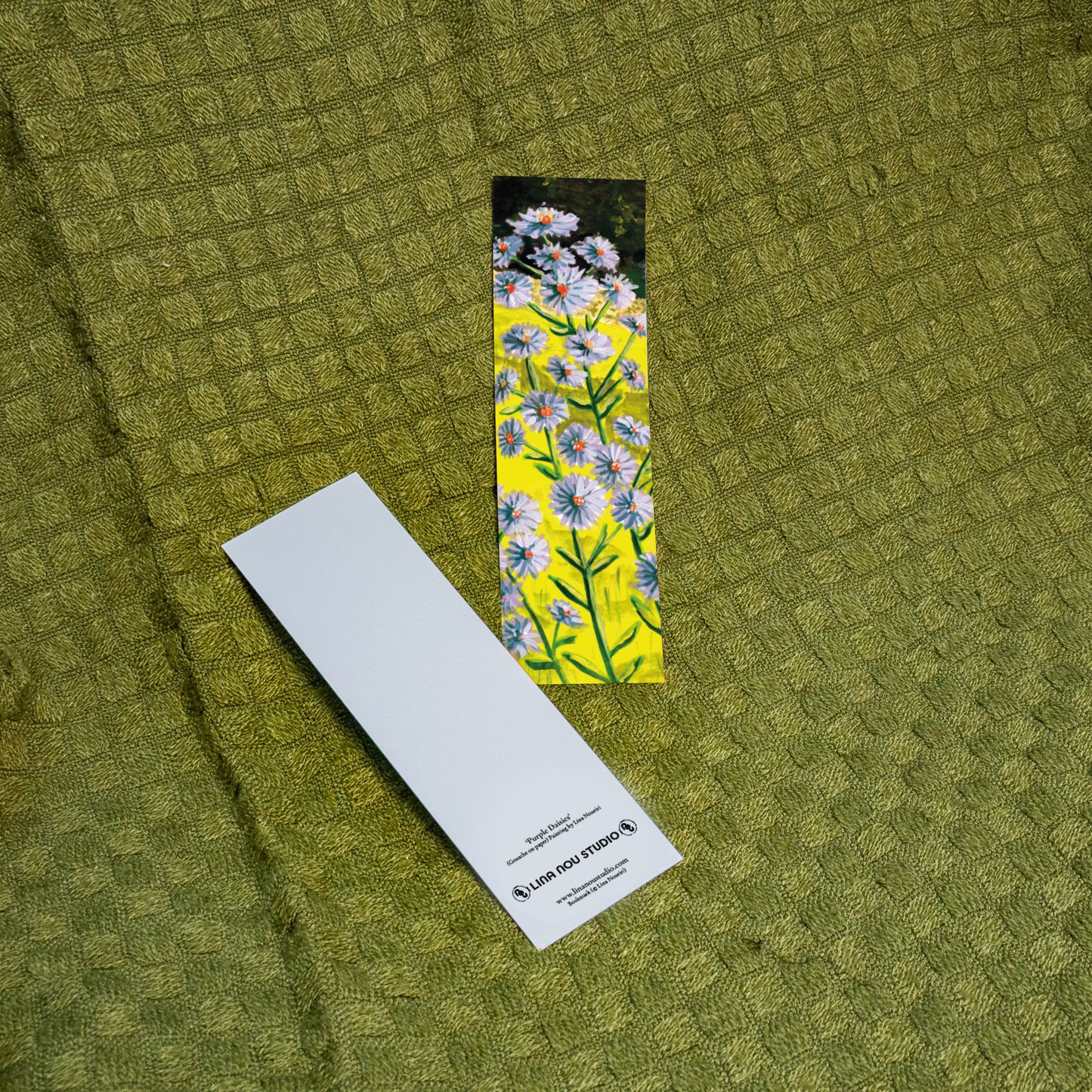 'Purple Daisies' Bookmark