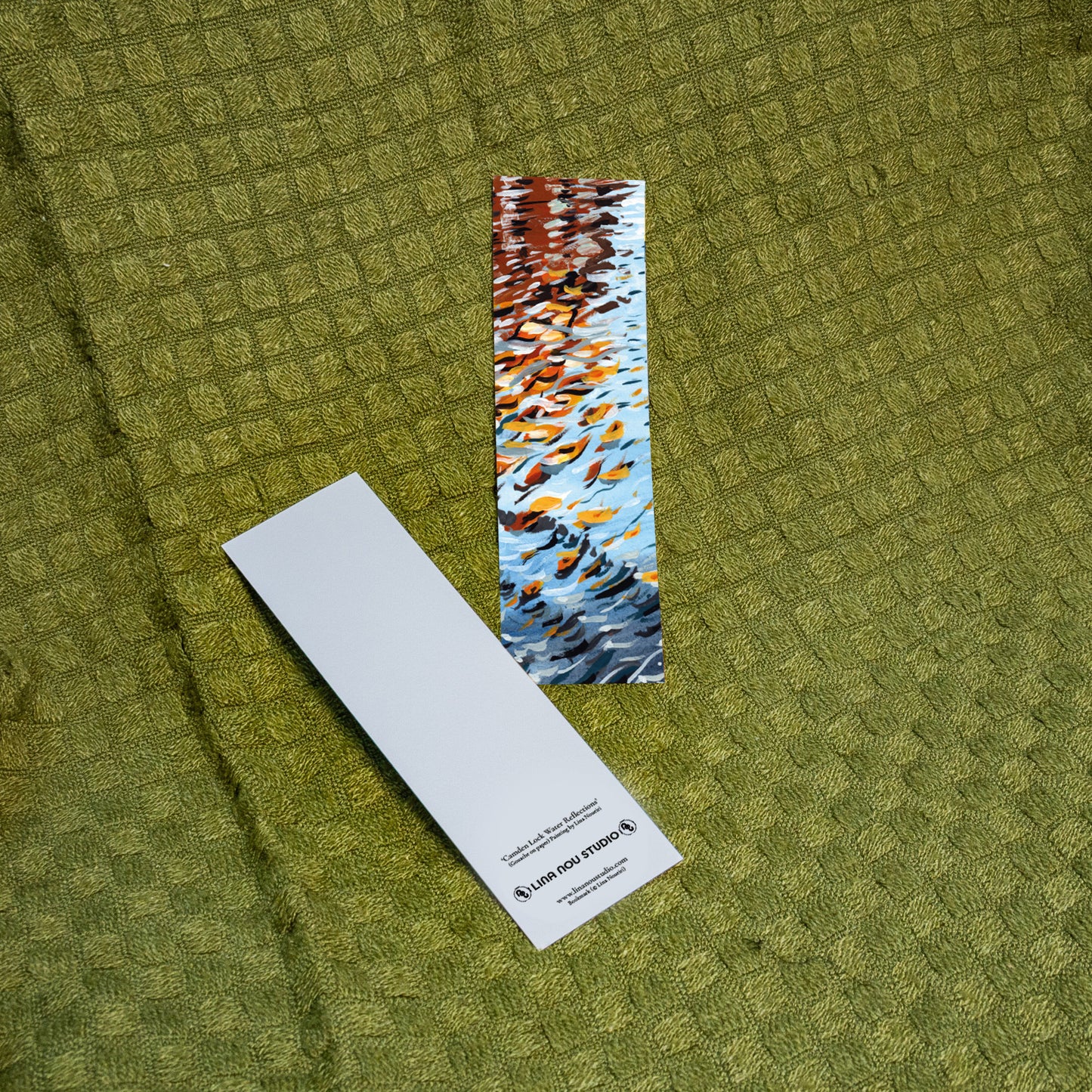 'Camden Lock Water Reflections' Bookmark