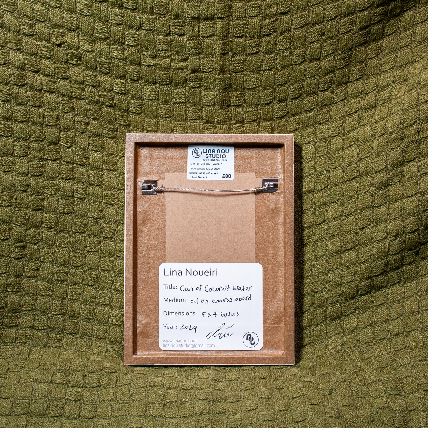 'Can of Coconut Water' Framed Painting