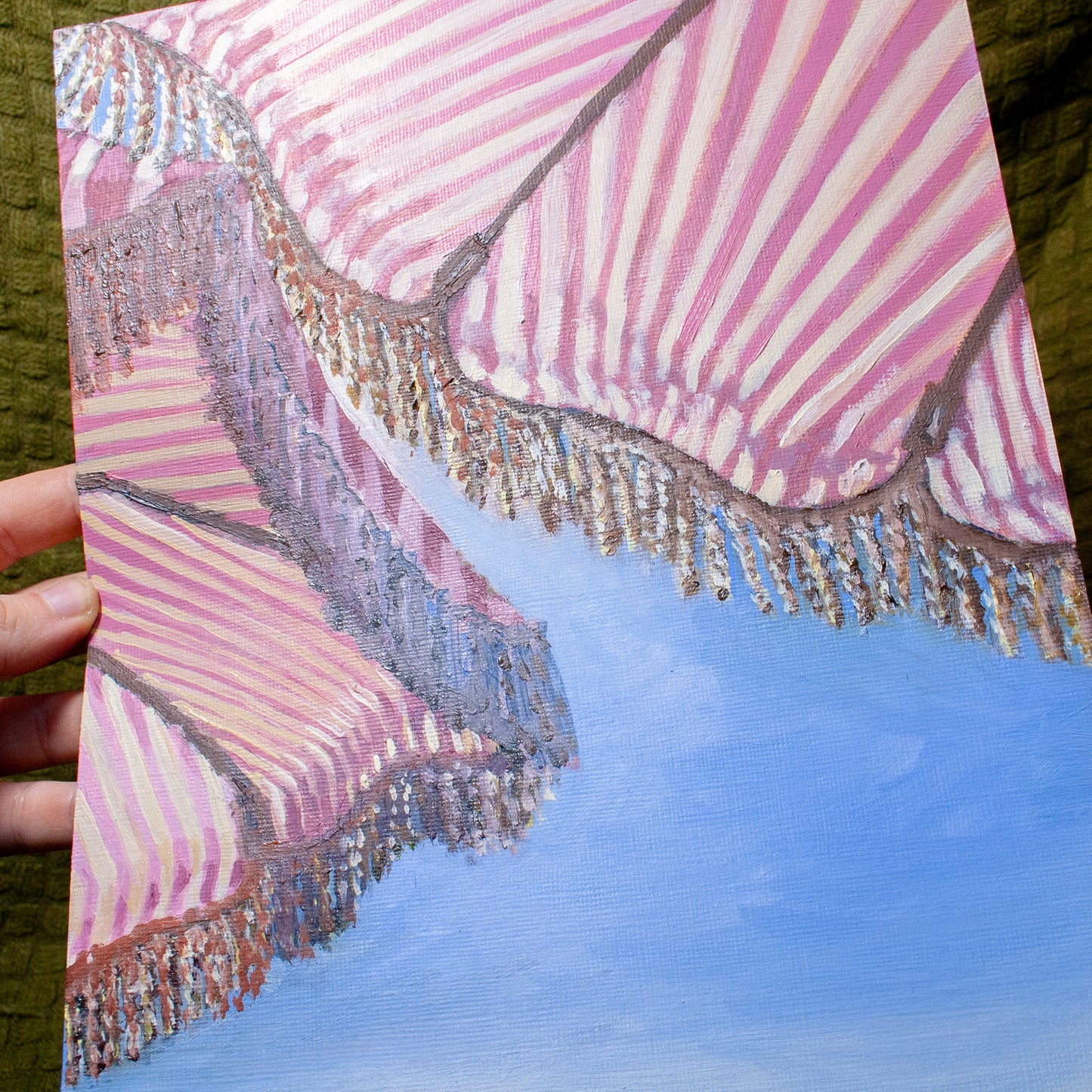 'Summer Umbrellas' Painting