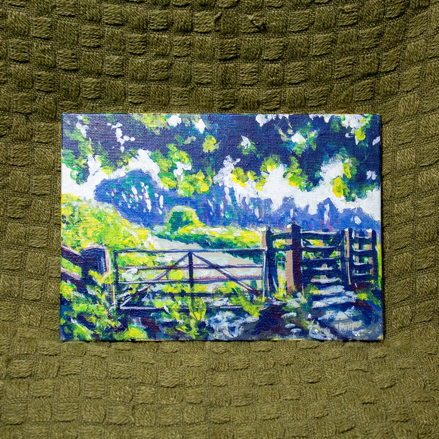 'Edge of the Forest' Acrylic Painting