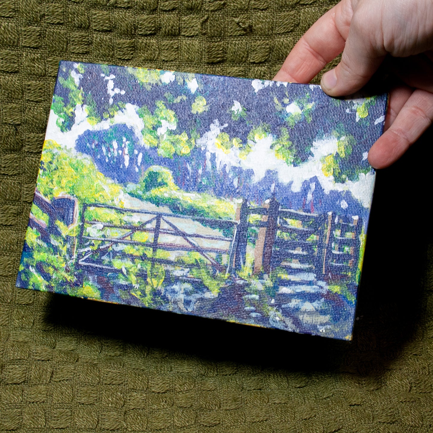 'Edge of the Forest' Acrylic Painting