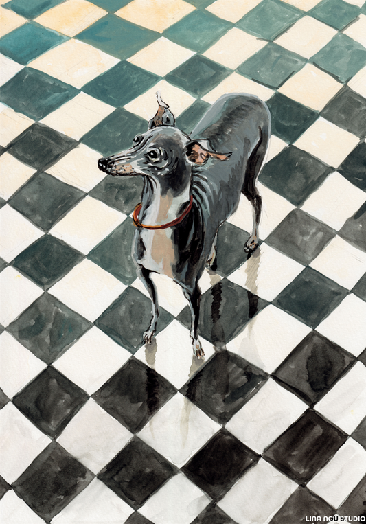 'Patiently Waiting' Giclée Art Print