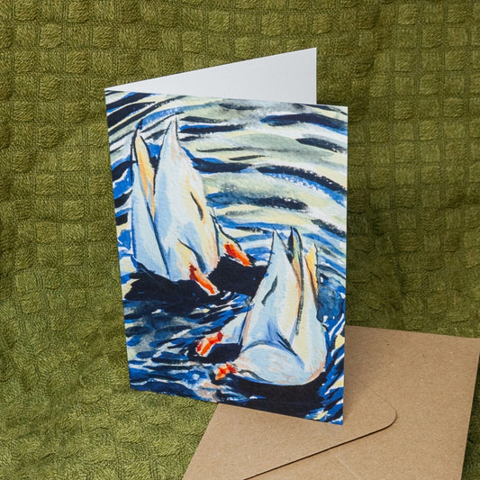 'Bottoms Up Geese' Card