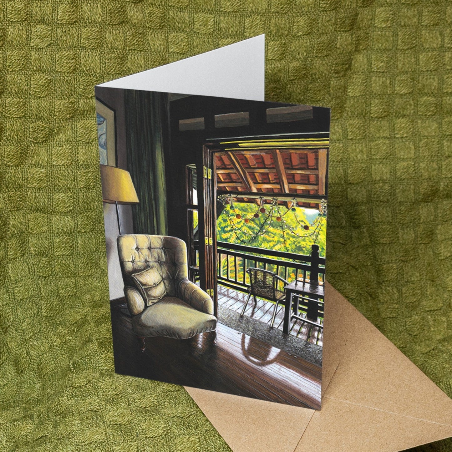 'Quiet Respite from the Heat' Card