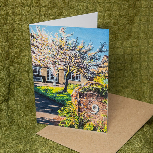 'Spring at Number 9' Card