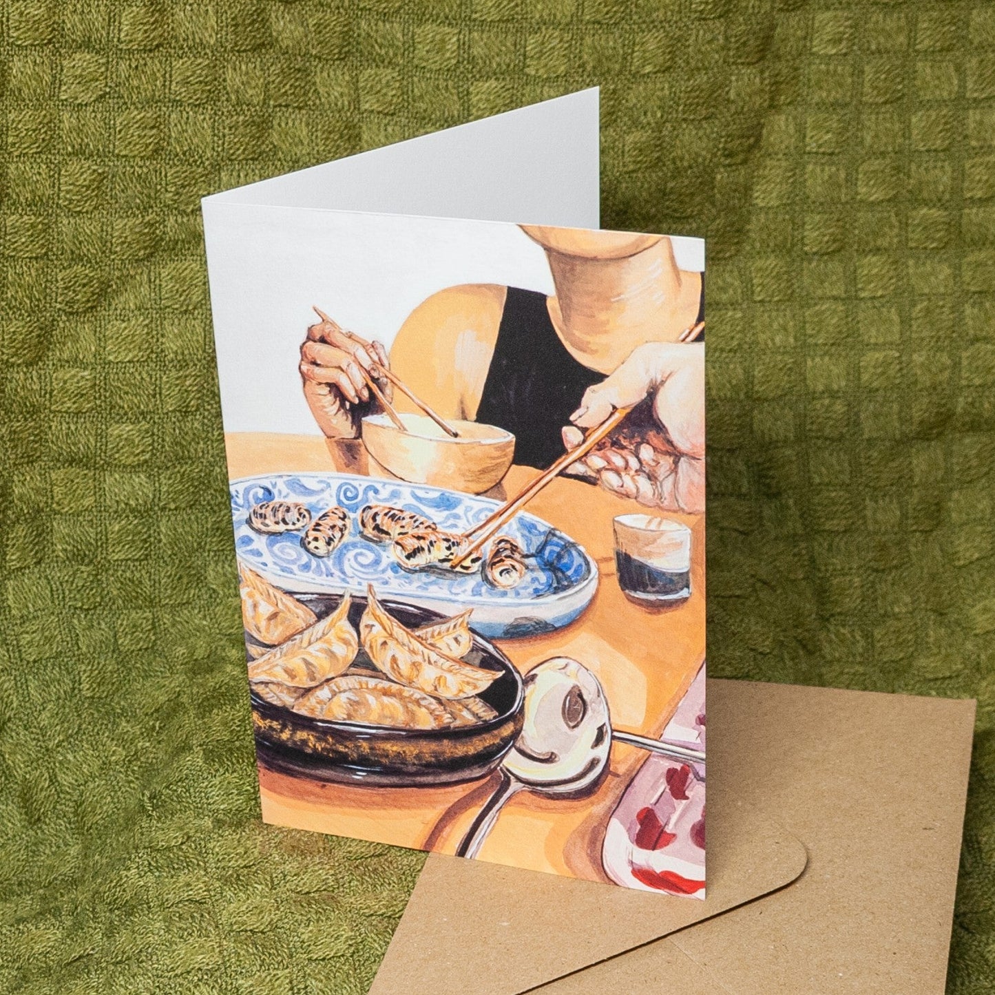 'Last Dumpling Eve at Flat 23' Card