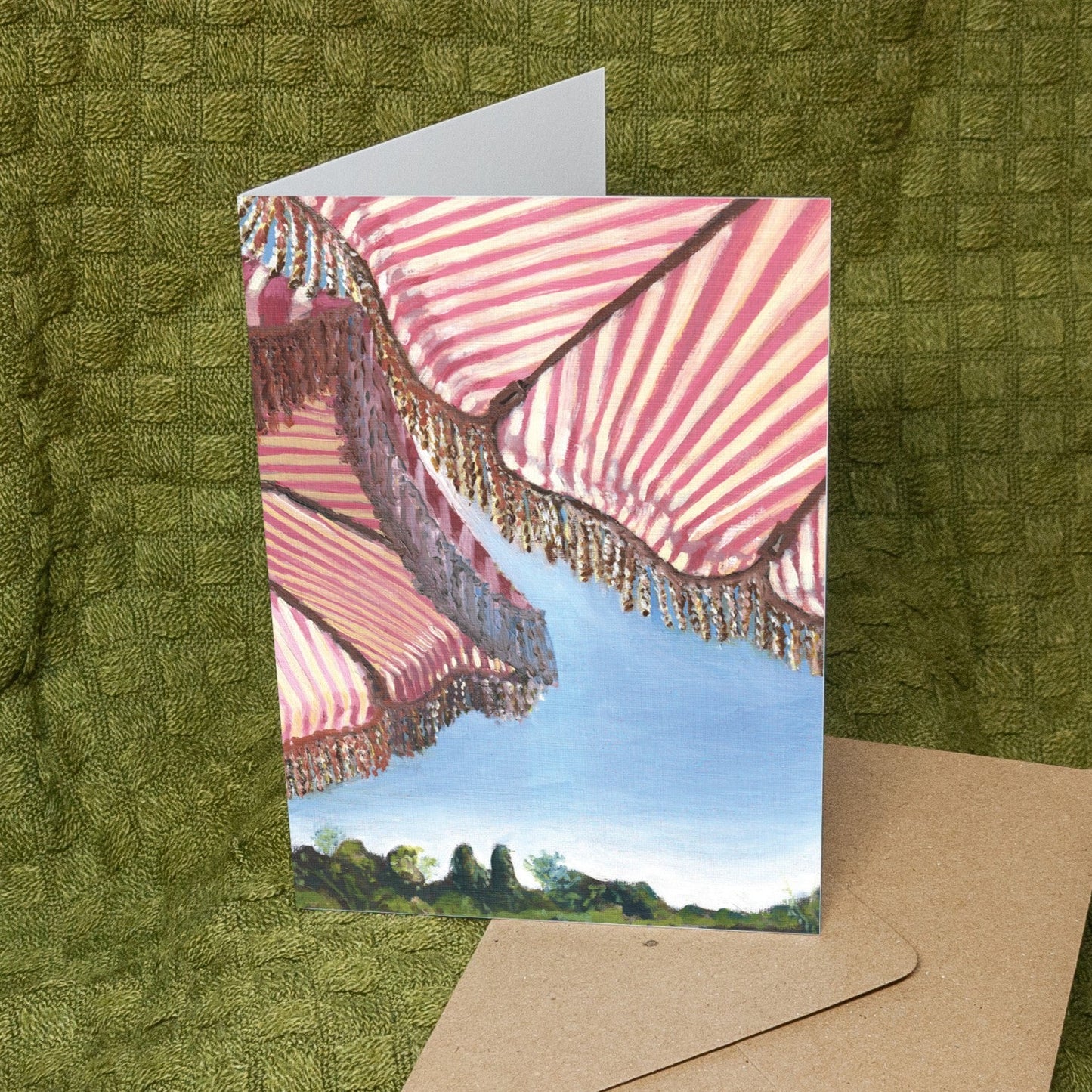 'Summer Umbrellas' Card
