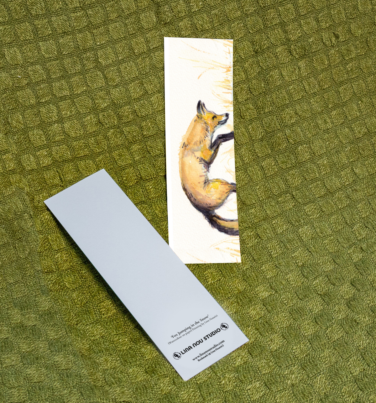'Fox Jumping in the Snow' Bookmark