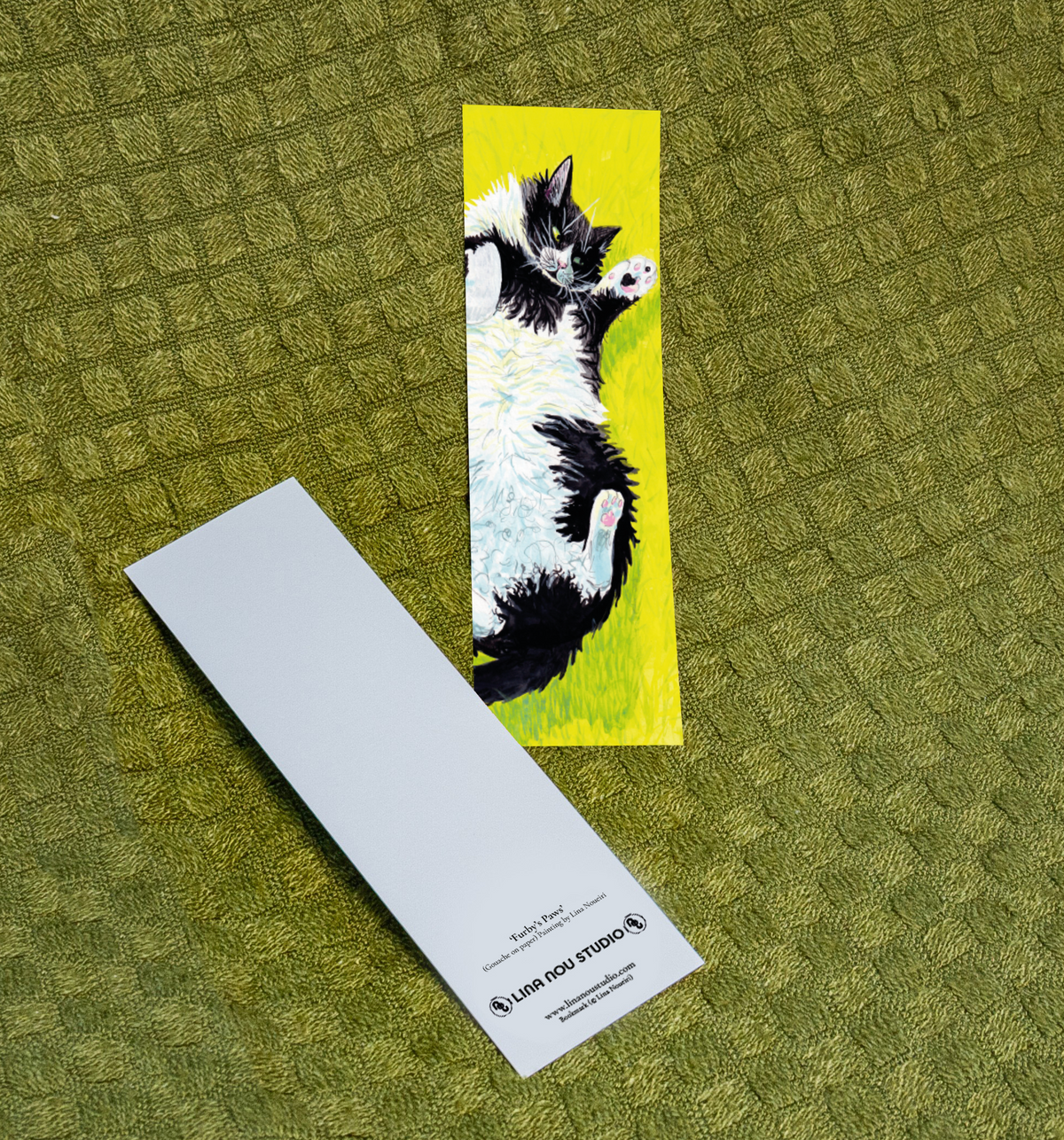 'Furby's Paws' Bookmark