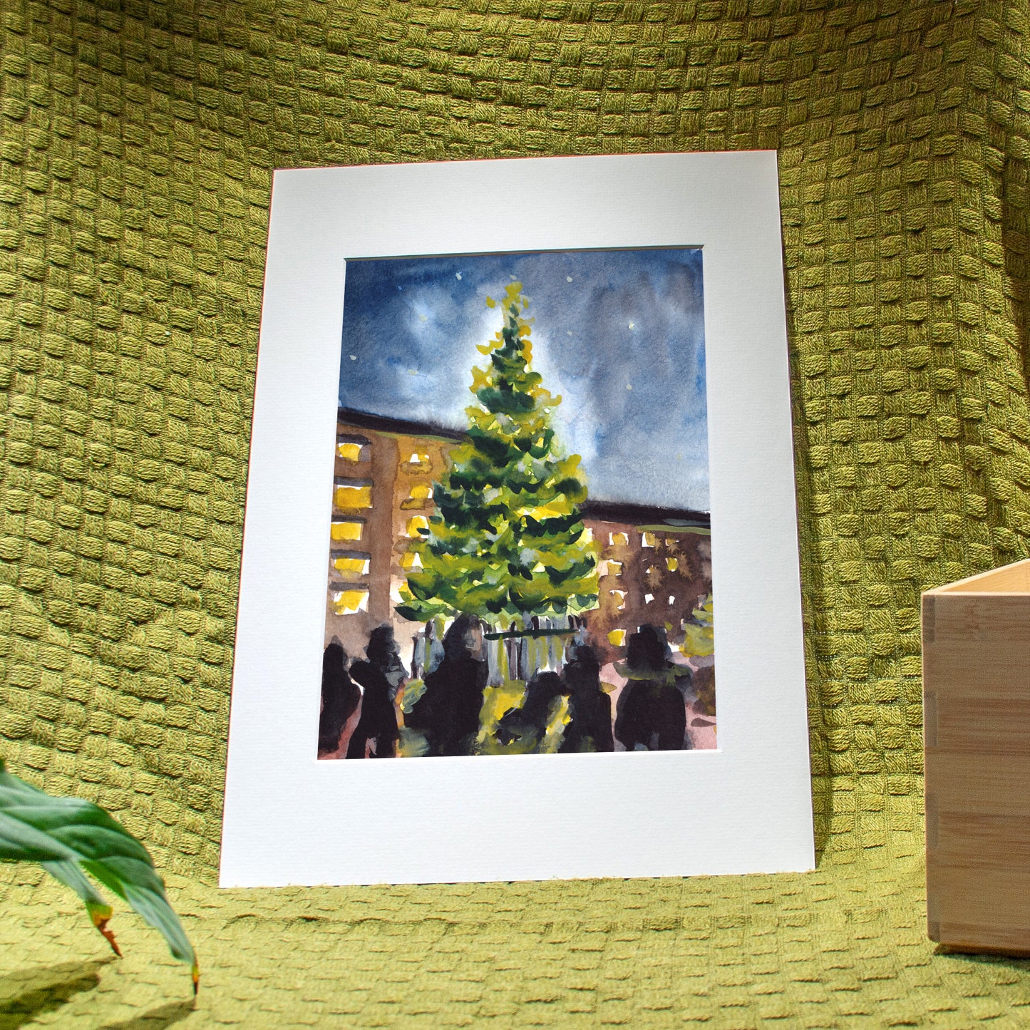 'King's Cross Christmas Tree' Giclée Art Print