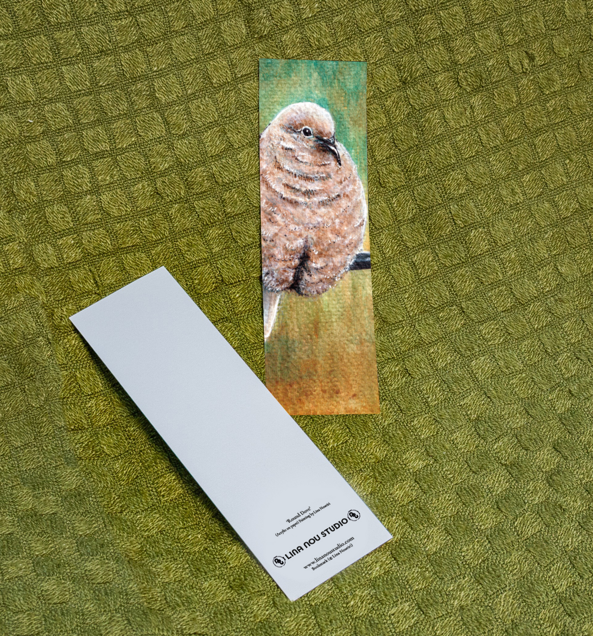 'Round Dove' Bookmark